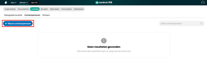 contactpersoon toevoegen
