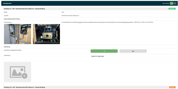 Herstelrapportage herstel bewijslast