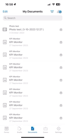 Select multiple items in the list to quickly delete them in Incontrol's iOS app.