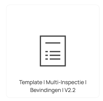 Multi-inspect - formulier