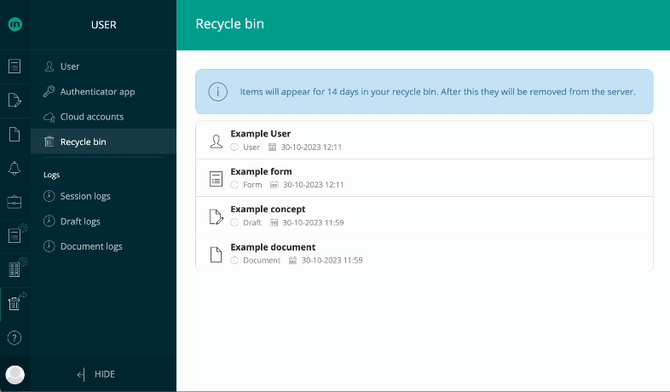 Restore-recycle-bin