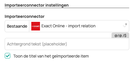 exact-connector-instellingen